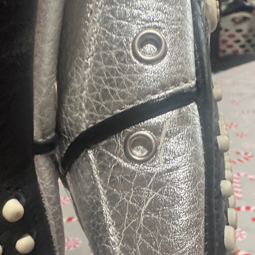 Prada Silver and Gray Women's Shoes - Picture 9 of 13